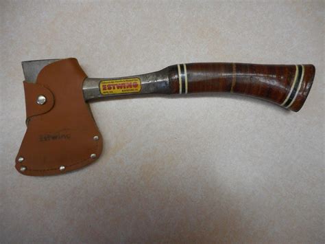 Vintage ESTWING hatchet/axe with leather sheath | #1823707472