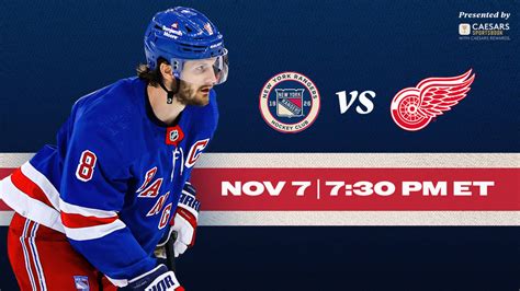 Pregame Notes: Rangers vs. Red Wings | New York Rangers