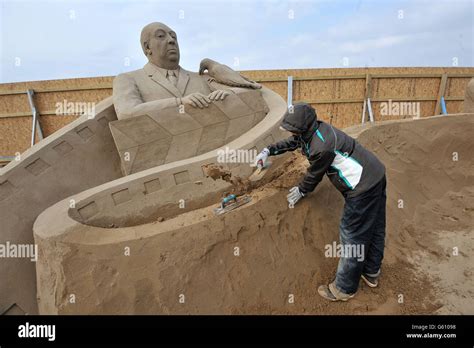 Weston-Super-Mare sand sculptures Stock Photo - Alamy