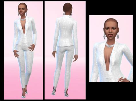 Glitter Wedding Suit and Dresses at Tacha 75 » Sims 4 Updates