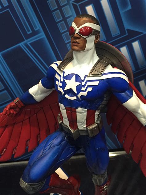 Toy Fair Marvel Gallery Black Panther & Falcon Captain America! - Marvel Toy News