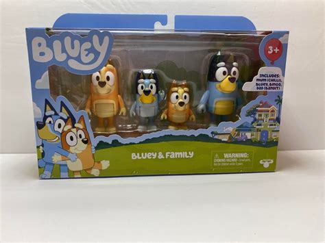 Bluey Family 4-Pack Figure Set | #4630861977