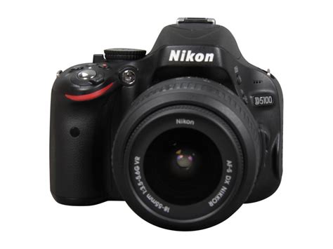 Refurbished: Nikon D5100 Black DSLR Camera w/AF-S 18-55mm VR Lens - Newegg.com