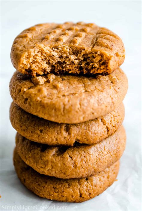 Easy Keto Peanut Butter Cookies - Simply Home Cooked