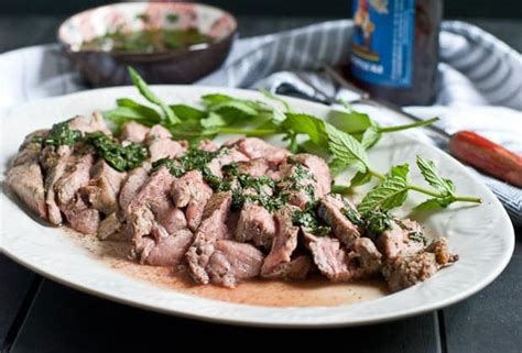 Grilled Leg of Lamb with Mint Sauce | NeighborFood