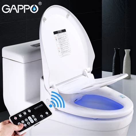 GAPPO Toilet Seats Smart Bidet Toilet Seat Elongated Electric Bidet cover Washlet Electric ...