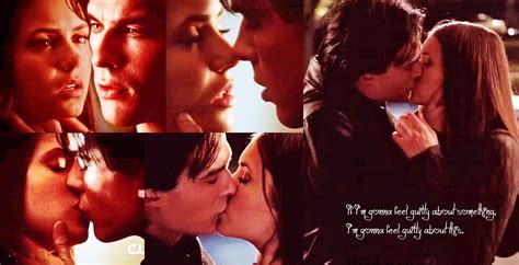 Delena kiss finally! - Damon & Elena Fan Art (28082617) - Fanpop