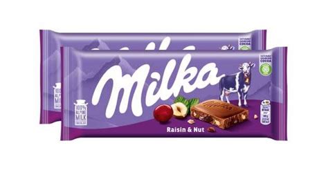 Best Milka Raisins Nuts Chocolate Bar 100g (2-pack)