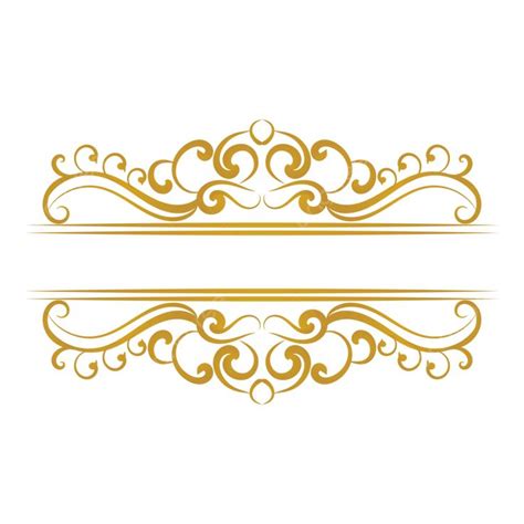 Vintage Luxury Invitation Vector PNG Images, Luxury Gold Vintage Title ...