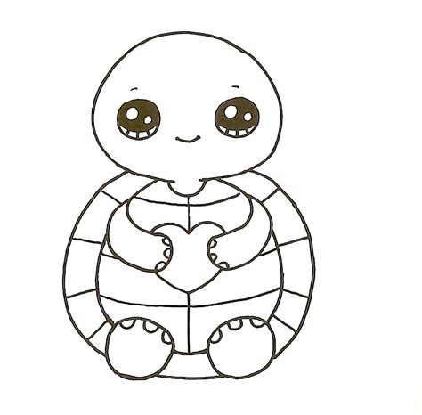 How To Draw A Chibi Turtle