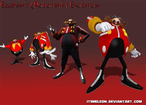 Eggman's Evolution by ITSMELEON on DeviantArt