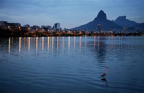 Lagoa Rodrigo De Freitas Lake, Rio De Photograph by Yadid Levy - Fine ...