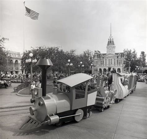 1979 - Dumbo’s Circus Parade. Casey Jr., rolled down the parade path, with Winnie the Pooh ...