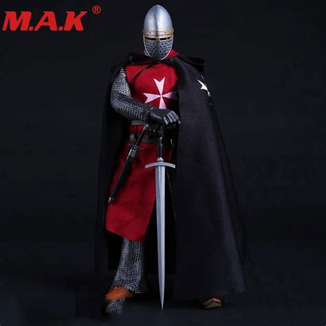 1/6 scale Knights of Malta ancient medieval action figure soldier type set for 12'' action ...