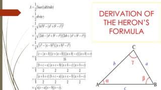 Maths herons formula