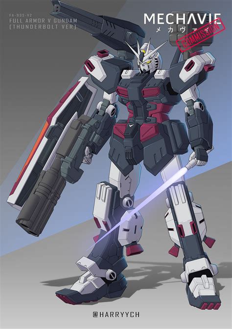 Full Armor v Gundam (Thunderbolt Ver) by HarryYCH on DeviantArt