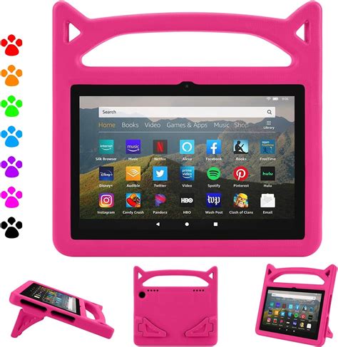 Amazon.com: Fire HD 8 Plus Tablet Case,Fire HD 8 Case (10th Generation ...