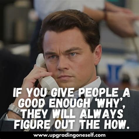 wolf of wall street quotes (11) - Upgrading Oneself