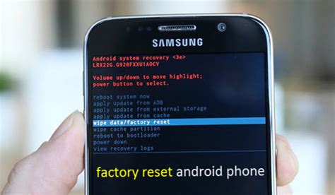 How to Factory Reset Android Phone