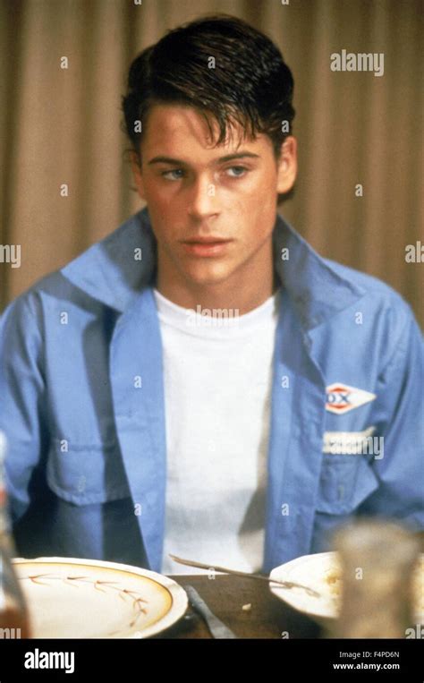 Rob Lowe / The Outsiders 1982 directed by Francis Ford Coppola Stock ...