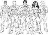 Superheroes Coloring Pages sketch template