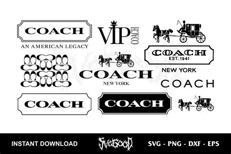 Coach Logo SVG Bundle - SVGGOOD