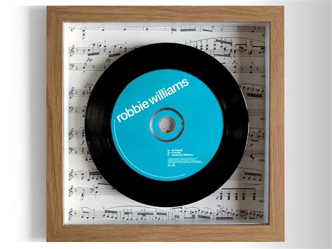 Robbie Williams No Regrets Framed CD