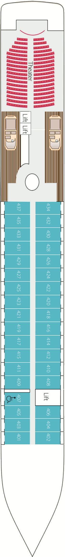 Ponant Le Boreal Deck Plans: Ship Layout, Staterooms & Map - Cruise Critic