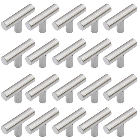 20Pack Cabinet Knobs Silver Drawer Knobs - Cabinet Door Knobs for ...