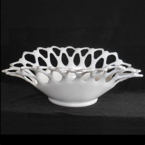 Westmoreland Oval Milk Glass Bowl Large: 13 in the Doric