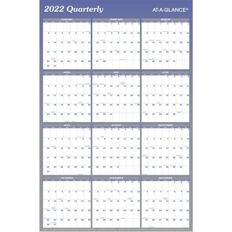 2024 Wall Calendar At A Glance Calendars - Printfree Calendar 2024