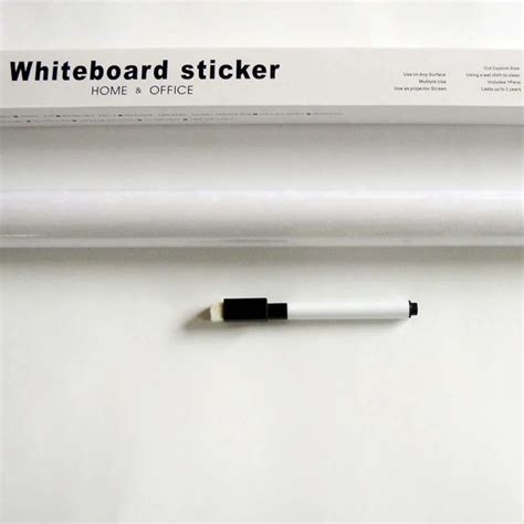 50pc 45cm*200cm Teaching Office Whiteboard Wall Stickers Stickers Affixed Environmental Trade ...