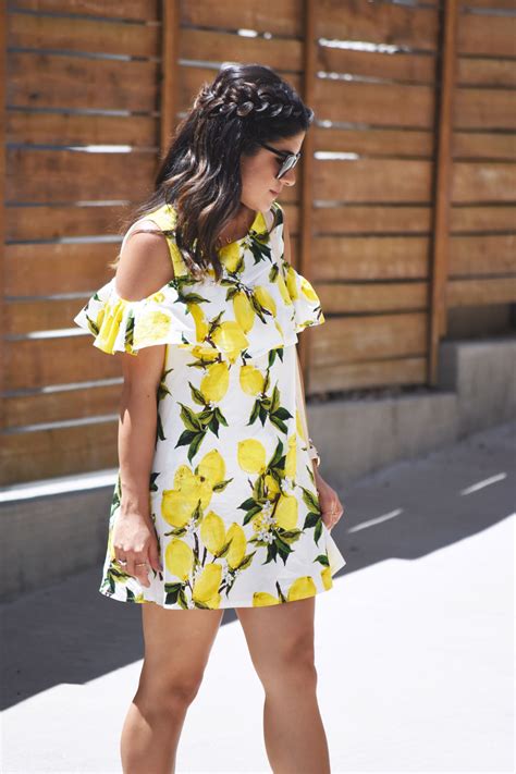 LEMON PRINTED DRESS | CHIC TALK