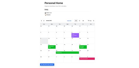 How to embed Google calendar in Notion