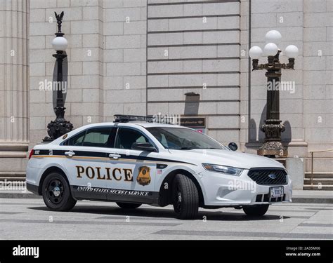 United States Secret Service Police Vehicle, Washington DC, USA Stock ...