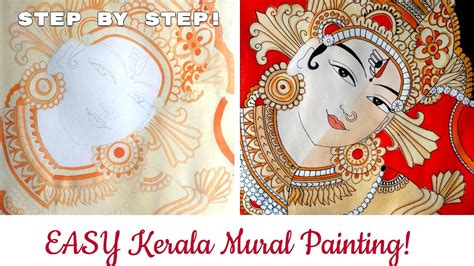 Kerala Mural Painting Tutorial - YouTube