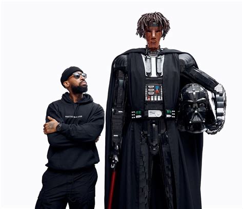 NBA star Myles Turner gets a 100,000-piece LEGO Darth Vader statue of ...