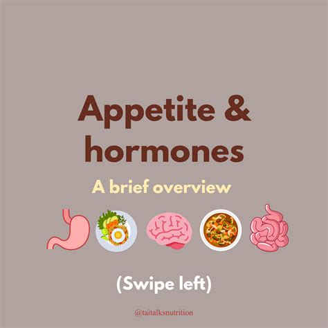 Appetite and hormones – Tai Talks Nutrition