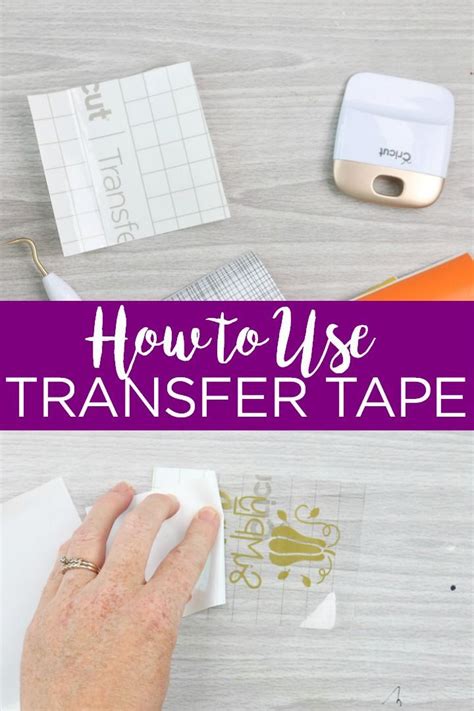 How to Use Transfer Tape with Cricut Vinyl | Transfer tape for vinyl ...