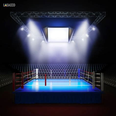 Accessories Wofawofa Vinyl 5X7FT Boxing Ring Backdrop Boxing Backdrops ...