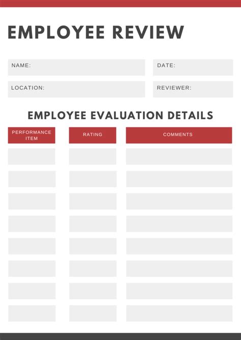 5 Editable Employee Evaluation Forms [TEMPLATES INCLUDED]