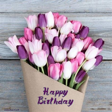 Pin by Bushra Fatima on วันเกิด, Birthday | Happy birthday flower, Birthday wishes flowers ...