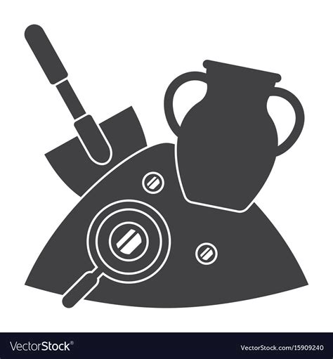 Archaeology icon Royalty Free Vector Image - VectorStock