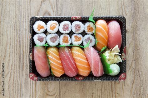 Take Out Sushi Stock Photo | Adobe Stock