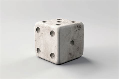 Free AI Image | Abstract 3d dice with stone texture