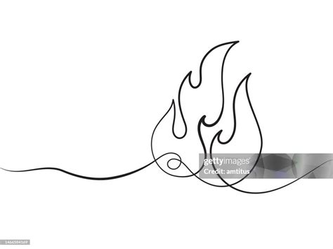 Fire Line Art High-Res Vector Graphic - Getty Images