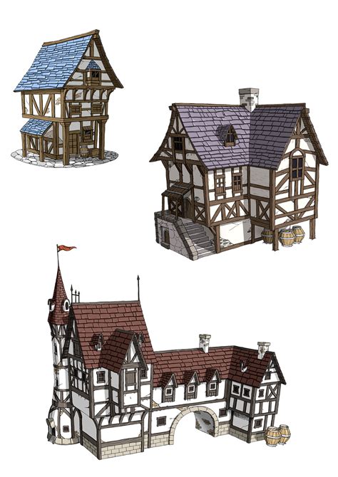 ArtStation - Medieval House design