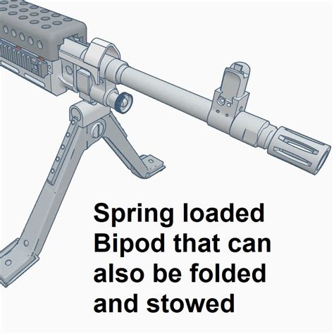 STL file 1:1 M240B and M240G Machine Gun Prop 🔫・3D printable model to ...