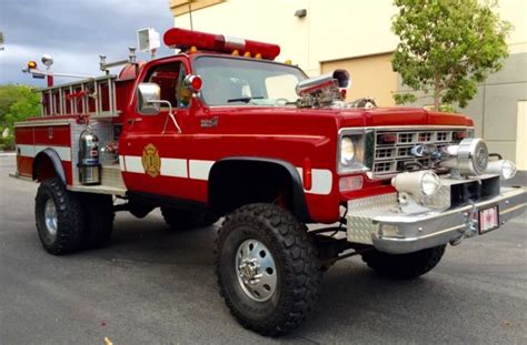 1978 Chevy K-30 1 Ton 4x4 Brush Truck Firetruck for sale - Chevrolet ...