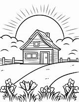 Free Printable Farm Coloring Pages sketch template
